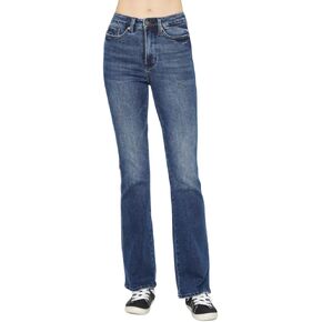 Judy Blue High Waist Dark Wash Tummy Control Embroidered Bootcut, Inseam 32"