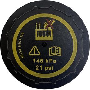Coolant Reservoir Cap متوافق مع Ford F250 F350 F450 F550 (2015-2019) 145kpa (21psi) OE#HC34-8101-CA