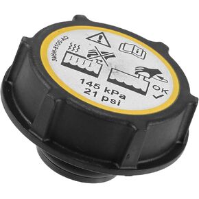 Motoforti Car Radiator Coolant Reservoir Expansion Tank Cap, Coolant Recovery Bottle Cover, for Land Rover Discovery 5 2017, Plastic, No.LR000243, Black