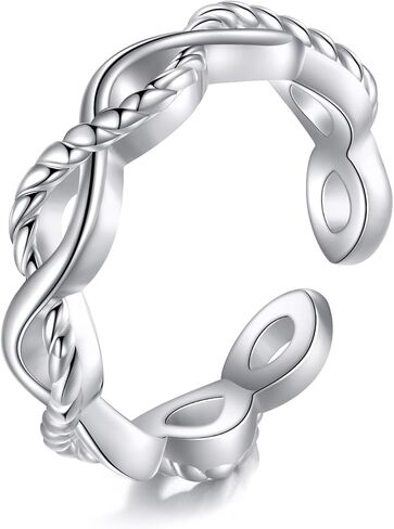 Celtic Knot/Mushroom/Ladybug Toe Rings Sterling Silver Irish Celtic Celtic Toe Band Band Ring Rings Jewelry for Women in Kuwait