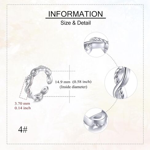 Celtic Knot/Mushroom/Ladybug Toe Rings Sterling Silver Irish Celtic Celtic Toe Band Band Ring Rings Jewelry for Women in Kuwait