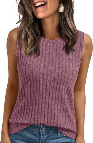 AUTOMET Womens Tank Tops Sleeveless Tunic Shirts Summer Fashion Basic Soft Clothes 2025 Casual Trendy Vacation Spring Outfits in Saudi Arabia