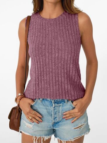 AUTOMET Womens Tank Tops Sleeveless Tunic Shirts Summer Fashion Basic Soft Clothes 2025 Casual Trendy Vacation Spring Outfits in Saudi Arabia