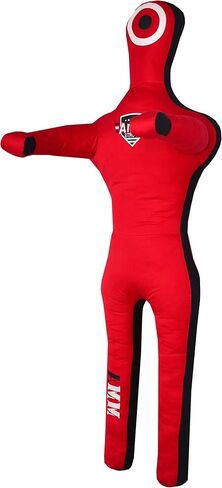 SPORTS Grappling Dummies | Punching Dummy for Adults & Youth | Boxing Dummy Brazilian Jujitsu gi, Judo, Karate | Wrestling Training Dummy-(Standing 6FT / 72IN) UNFILLED, Blue in Kuwait