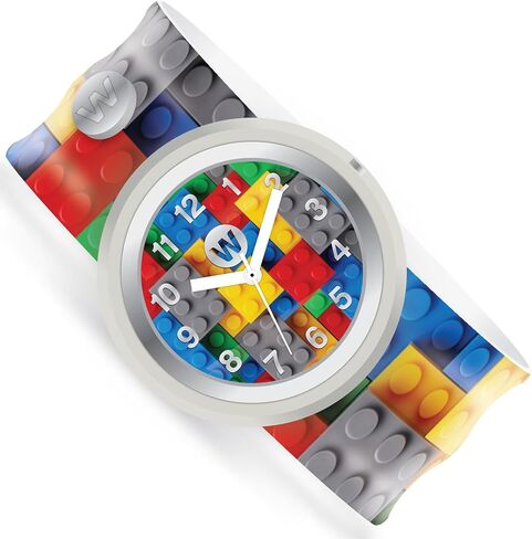 Slap Watch - One Size, Boys and Girls, Plunge Proof, Removable Analog Face, Colorful and Inspiring, Interchangeable Silicone Bands, Fun and Inspiring Bracelet Watches in Saudi Arabia