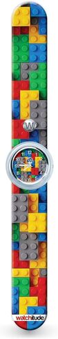 Slap Watch - One Size, Boys and Girls, Plunge Proof, Removable Analog Face, Colorful and Inspiring, Interchangeable Silicone Bands, Fun and Inspiring Bracelet Watches in Saudi Arabia