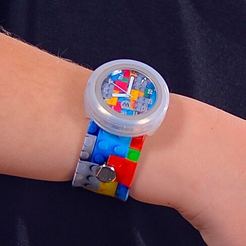Slap Watch - One Size, Boys and Girls, Plunge Proof, Removable Analog Face, Colorful and Inspiring, Interchangeable Silicone Bands, Fun and Inspiring Bracelet Watches in Saudi Arabia