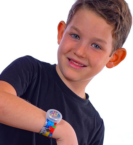Slap Watch - One Size, Boys and Girls, Plunge Proof, Removable Analog Face, Colorful and Inspiring, Interchangeable Silicone Bands, Fun and Inspiring Bracelet Watches in Saudi Arabia