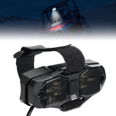 KEMIMOTO UTV Dome Light Vehicle Cab LED Light, White Bright Waterproof Solid Golf Cart Roll Cage Lighting, Compatible with RV Truck Tractor Polaris RZR Ranger Can Am Maverick X3 Defender in Kuwait