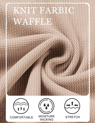 COOFANDY Mens Casual Waffle Shorts Elastic Waist Summer Beach Shorts 7" Workout Sweat Shorts in Saudi Arabia