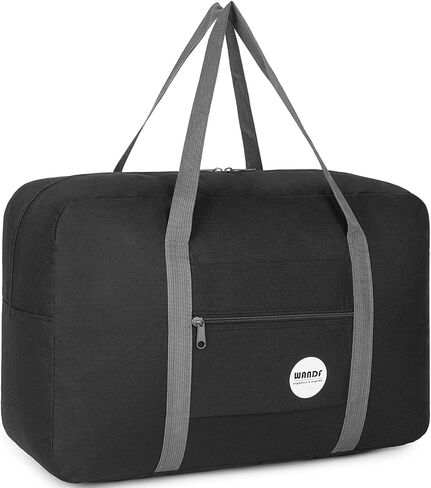 WANDF For Spirit Airlines Personal Item Bag 18x14x8 Travel Duffel Bag Underseat Foldable Carry-on Luggage for Women in Saudi Arabia