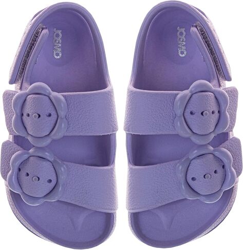 Josmo Kids Double Buckle Sandals Boys Girls Adjustable Back Strap Summer Beach Pool Sandal (Size 5-10 Toddler) in Saudi Arabia