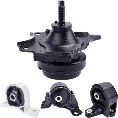 مجموعة حوامل محرك المحرك - متوافقة مع Honda Civic 2006 2007 2008 2009 2010 2011 1.3L، استبدال # A4585 A65019 A65029، مجموعة من 3 in Kuwait