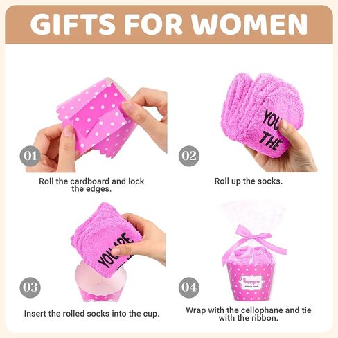 HAPPYPOP Gifts For Her Women - Mothers Day Gifts Socks, Gifts For Daughter Cousin Grandma, Stocking Stuffers in Kuwait