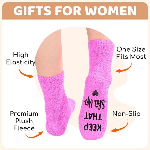 HAPPYPOP Gifts For Her Women - Mothers Day Gifts Socks, Gifts For Daughter Cousin Grandma, Stocking Stuffers in Kuwait