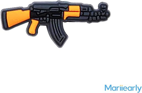 Gun Shoe Charms For Clog Shoe Decoration,Submachine Machine Gun Shoe Charms Accessories Pack For Boy Men Kids Adults,Pvc Shoe Charm Accessories Decoration Gifts 2 Pcs in Kuwait