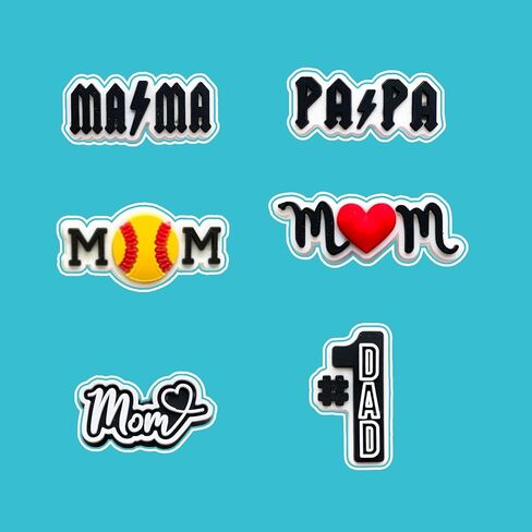 Pickleball Coffee Jesus Shoe Charms for Croc, Super Mom and Dad Shoe Decoration for Shoes Bracelet Wristband Clog Sandals Birthday Party Favors in Saudi Arabia