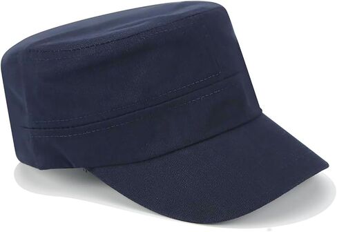 WULIQIUQIU Unisex Basic Cadet Army Caps Everyday Military Style Hat in Saudi Arabia