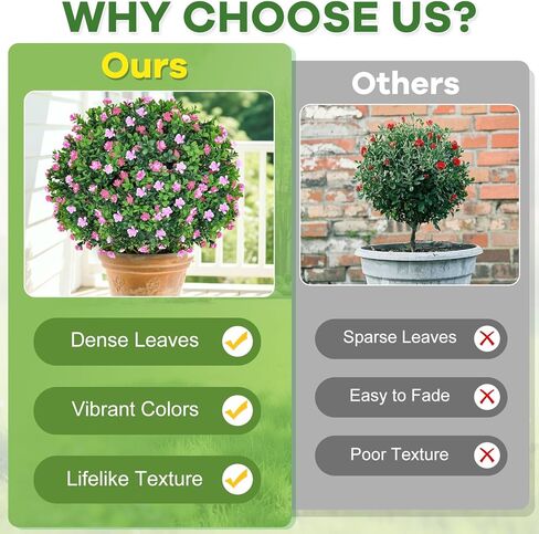 Artificial Boxwood Topiary Ball with Lavender 25.5" Set of 2 Topiary Trees Plants Artificial Outdoor Indoor UV Resistance Fake Shrubs with Ground Spike Fake Bush for Front Door Porch Garden Deocr in Kuwait