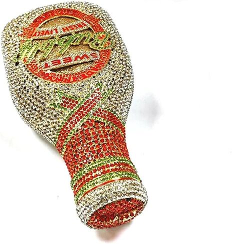 رومانسيدديز شمبانيا زجاجة القابض راينستون للنساء اللمعان الكريستال المسائي حقيبة اليدين الحزب كوكتيل محفظة الزفاف in Kuwait