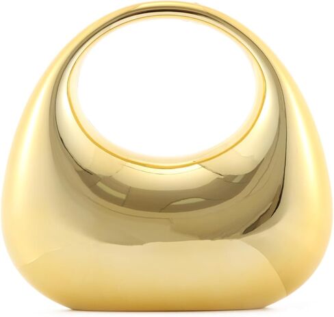 Lanpet Women's Moon Shape Unique Handbag Acrylic Top-handle Purse Crossbody Evening Handbag in Kuwait