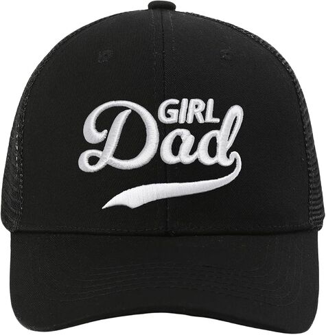 Girl Dad Hat Gifts for Dad Trucker Hats Fathers Day Hat Mesh Baseball Cap Mens Birthday Gift in Saudi Arabia