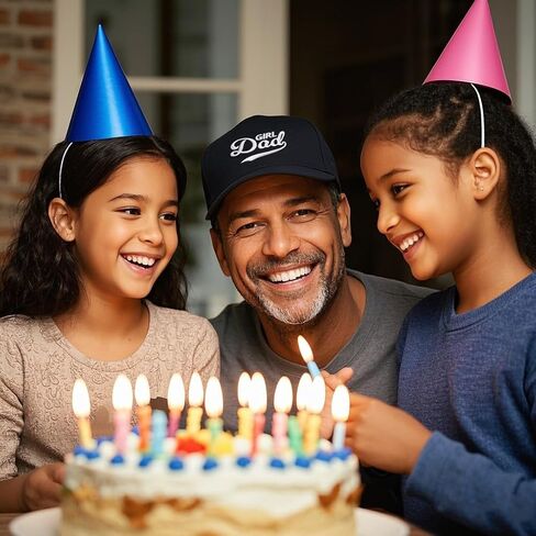 Girl Dad Hat Gifts for Dad Trucker Hats Fathers Day Hat Mesh Baseball Cap Mens Birthday Gift in Saudi Arabia