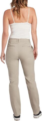 FIVESTAR GENERAL Women's Flex Straight Work Pant, Mid-Rise, Sits Below Waist, Hook and Eye Closure with Zip Fly, Four Pockets in Saudi Arabia