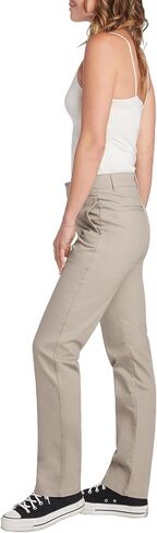 FIVESTAR GENERAL Women's Flex Straight Work Pant, Mid-Rise, Sits Below Waist, Hook and Eye Closure with Zip Fly, Four Pockets in Saudi Arabia