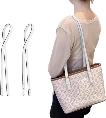 jiesinlov 2 Pcs Bag Microfiber Leather Strap Replacement Shoulder Straps for MK Basket Bags in Kuwait