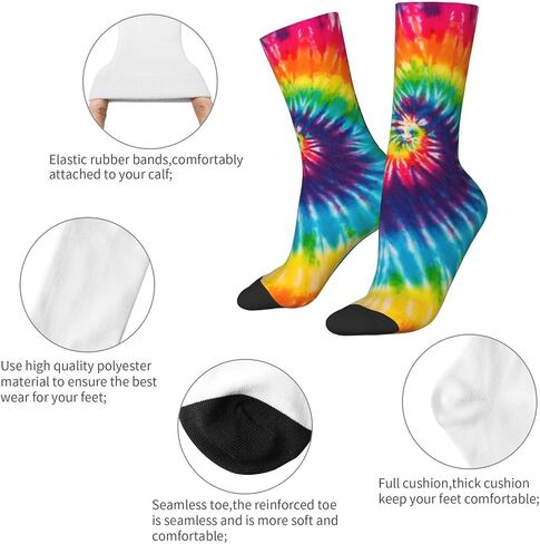 Funny Novelty Crew Socks For Men Women,Athletic Sport Casual Socks in Kuwait