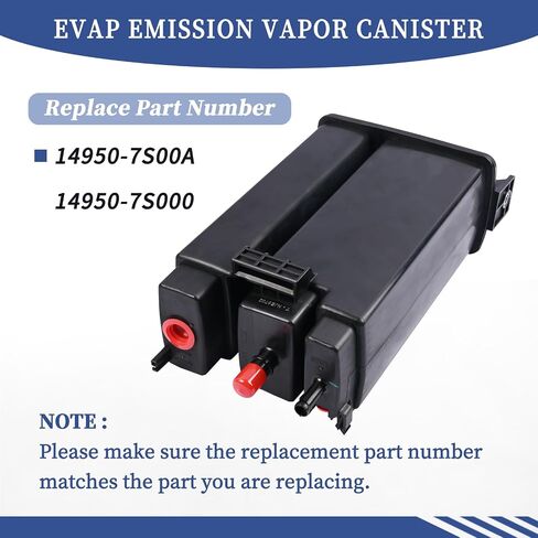 Evap Emission Vapor Canister 14950-7S00A Fit for Nissan Titan Armada NV 2004-2022, for Infiniti QX56 QX80 2004-2020 Replace 149507S00A 149507S000 in Saudi Arabia