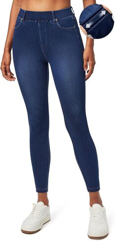 Iuga jeggings for Women Contum Control contracty redenty contensy for women high phenced recled on skinny jean leggings with mobicets strendy in Saudi Arabia