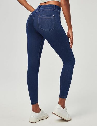 Iuga jeggings for Women Contum Control contracty redenty contensy for women high phenced recled on skinny jean leggings with mobicets strendy in Saudi Arabia