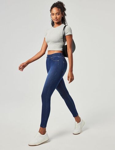 Iuga jeggings for Women Contum Control contracty redenty contensy for women high phenced recled on skinny jean leggings with mobicets strendy in Saudi Arabia