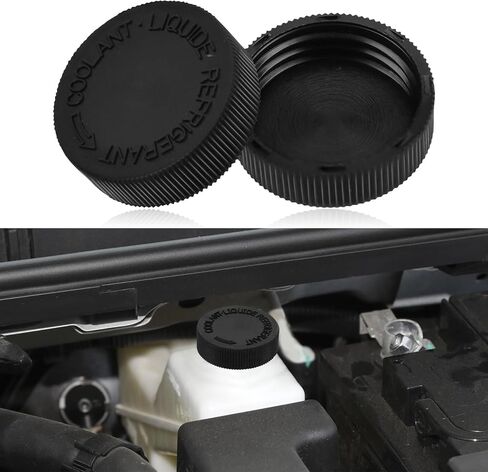 2pcs Coolant Reservoir Cap ، CADEARAIN TOOLANT COOLANT COLDAIR CAPERAIR ، 21712-79900 CAP CAP ، CAR Part Auto Graviator Overlow Cover Presential for Nissan Renault (Black) in Saudi Arabia