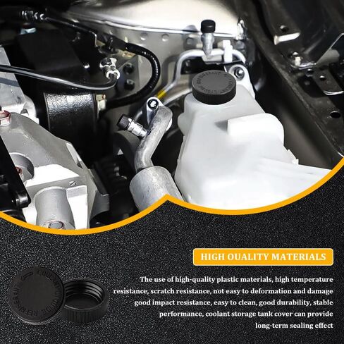 2pcs Coolant Reservoir Cap ، CADEARAIN TOOLANT COOLANT COLDAIR CAPERAIR ، 21712-79900 CAP CAP ، CAR Part Auto Graviator Overlow Cover Presential for Nissan Renault (Black) in Saudi Arabia