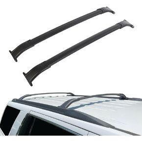 ECOTRIC Roof Rack Cross Bars Compatible with 2015-2020 Chevy Tahoe Suburban Escalade GMC Yukon Luggage Cargo Ladder Crossbars Bike Load Roof Cross Rail Replacement for Part 23256564