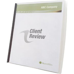 GBC Quartet Slide 'n Bind Frosted Report Covers, Clear, 10 Covers per Pack (W67504)