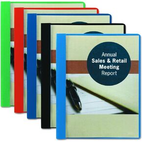 Smead Brief Cover, Vinyl Front, Dark Blue, 25 per Box (87455)