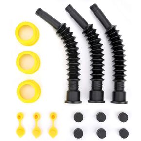 Gas Can Spout Kit, Super Long Very Flexible Universal Spout with Tons of Accessories. (3 Long) in Kuwait