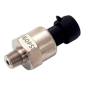 0.5-4.5V 60 Psi Universal Pressure Transducer Sender/Sensor Solenoid for Oil Fuel Diesel Gas Air Water,Gauge Pressure 1/8"NPT Thread Stainless Steel