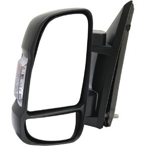 Replacement Driver Left Side Power Door Mirror with Single Light fit Ram Promaster 1500, 2500, 3500, New Six, Work Van
