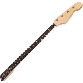 1Pcs Bass Fretboard, 21 Frets Electric Bass Maple Rosewood Fretboard Fingerboard Musical Instrument Part