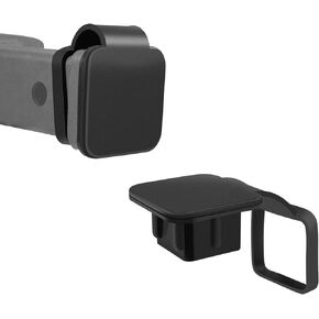 gunhunt 1 PC Auto Tow Trailer Seal Cap, 3.15" x 3.05" Square End Plug Plug Protector, Universal for 2" Trailer Receiver Tube, Product Compatible with Cars, Trucks, Vans, SUVs, Trailers (Black)