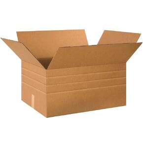 BOX USA Double Wall 24" x 18" x 12" Cardboard Boxes (10-Pack) | Large Corrugated Boxes for Shipping, Packaging, Moving, Storage Box for Home or Business, Strong Wholesale Bulk Boxes