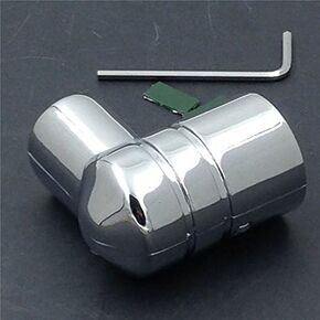 HTTMT MT248-004- Compatible with Harley Electra Glide Standard FLHT DRAG SPECIALTIES CHROME FUEL LINE FITTING COVER