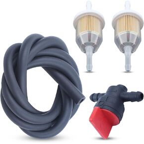 2Pcs Fuel Filter for Kohler 25 050 22-s with Shut Off Valve Fuel Line Replce 25 050 03-S 25 050 08-S