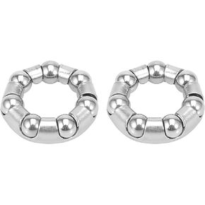 X AUTOHAUX 2pcs 25mm x 7 Ball Bearings Cages Crank Bearings Wheel Bearing Retainer for Bicycle