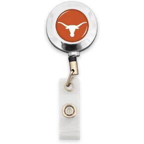 Texas Badge Reel with Alligator Clip